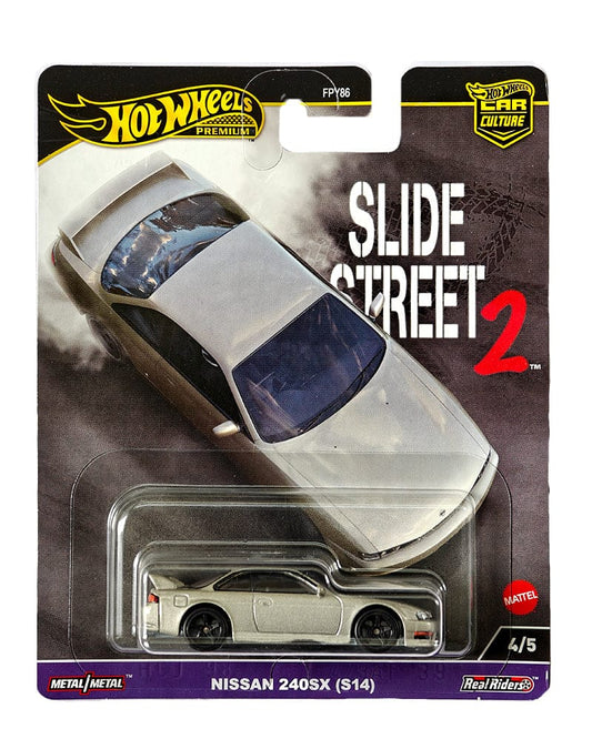 EXCLUSIVES HOT WHEELS PREMIUM SLIDE STREET 2 NISSAN 240SX (S14)